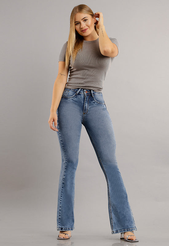 SEVILLA Azulino Bota Ancha