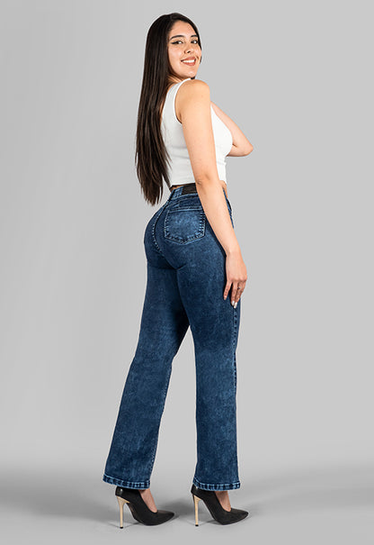 ANTONIA Azul Gravillado Recto