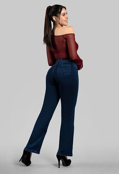REGINE Clásico Azulino Wide Leg