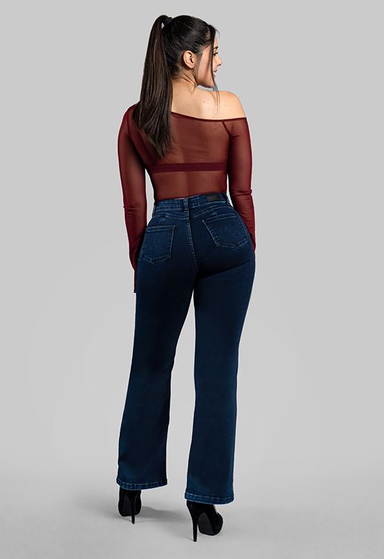 REGINE Clásico Azulino Wide Leg