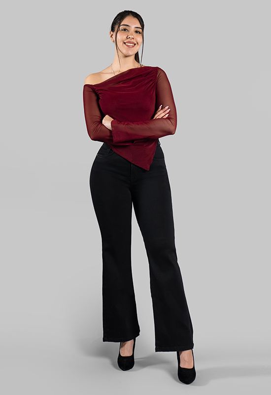REGINE Clásico Negro Wide Leg