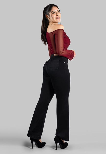 REGINE Clásico Negro Wide Leg