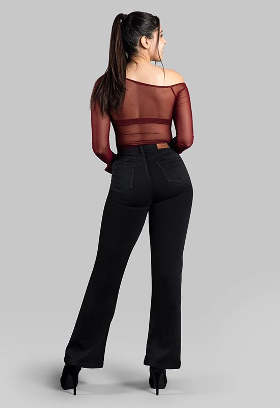REGINE Clásico Negro Wide Leg