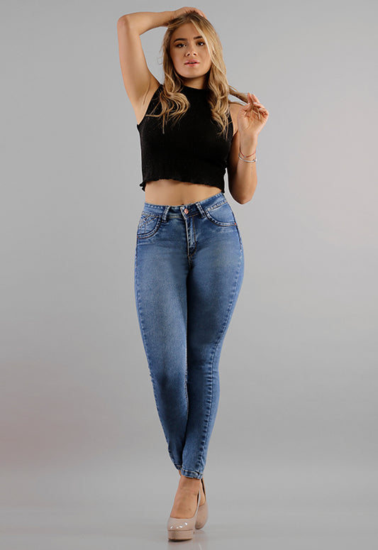 MARLENNE Azul Skinny