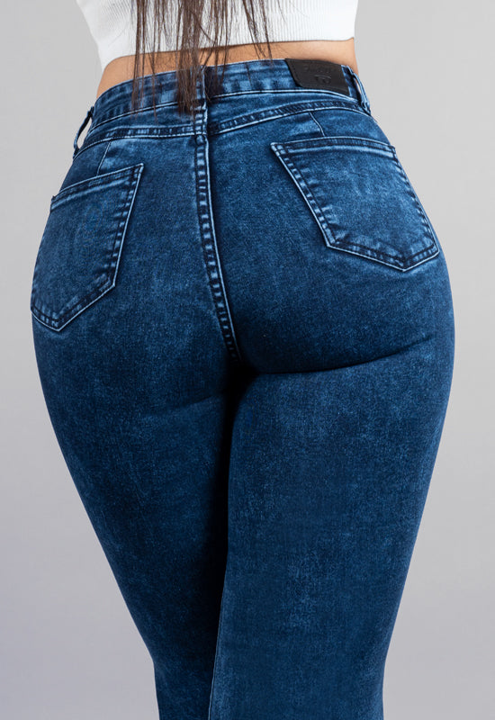 ANTONIA Azul Gravillado Recto