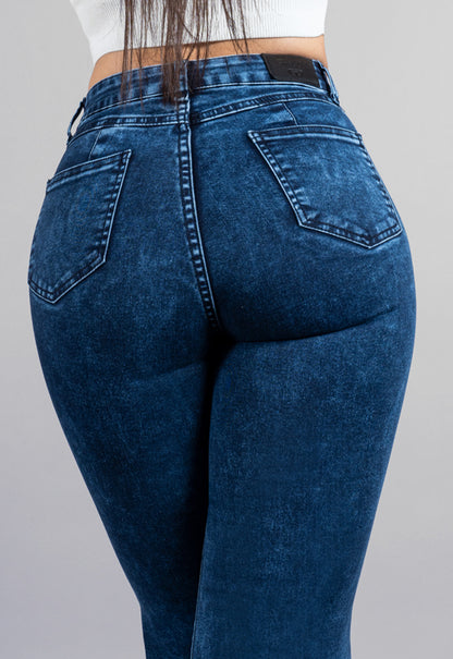 ANTONIA Azul Gravillado Recto